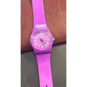 Girl's 26mm Fusion Atomic Wristware Watch, Purple Acrylic Case and Band